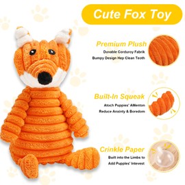 10 Pack Luxury Puppy Toys for Teething Small Dogs,Squeaky Plush Dog Rope Toys Set, Puppy Chew Toys with Cute Squeaky Dog Toys, Ball and More Rope Dog Chew Toys, Xmas Gift for Small and Medium Dogs