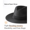 FURTALK Panama Hat Sun Hats for Women Men Wide Brim