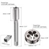 sourcing map 2pcs Tap and Die Set, 1/2-20 UNF Left