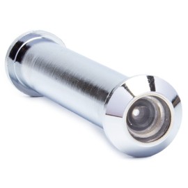 Sweet by Ultion Chrome Spyholes, 60-85mm. Security Spy Hole for Front Door, Peep Holes for Doors, Door Peephole, Peep Hole, Door Spyhole, Door Viewers for Safety.