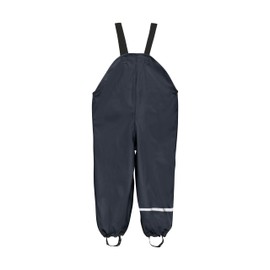 CeLaVi European Kids Wind, Mud, Snow and Waterproof Rain Pants Dungarees Unlined and Fleece Lined for Boys Girls