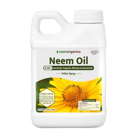 Pure Neem Oil, Neem Oil for Plants, Cold-Pressed Azadiracthin Neem Oil Concentrate for Plants and Irrigation, Plant-Based Dormant Oil Spray for Indoor and Outdoor Gardens, 32 oz - Neem Organics