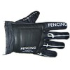 Fencing Washable Glove with Black Palm and "FENCING" Printed on