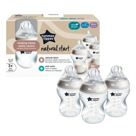Biberones Tommee Tippee Natural Start 9oz 3 Pack Mamilas