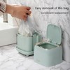RAMFIYN Cute Trash Can Mini Trash Bin for Desk, Portable