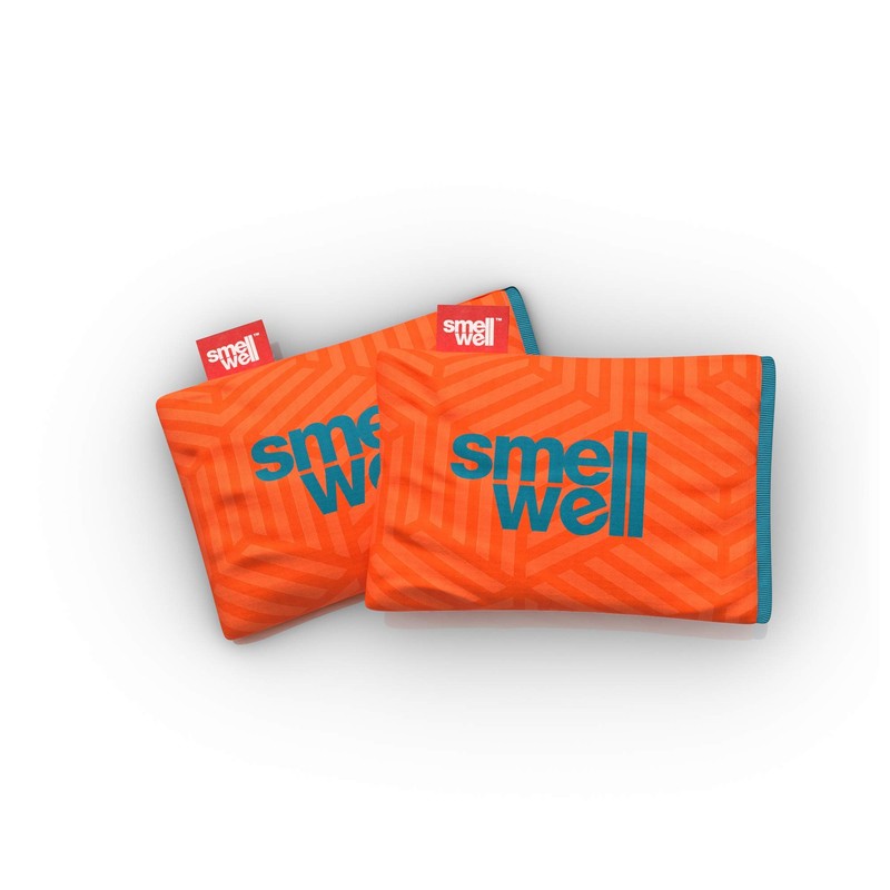 KletterRetter Unisex Adult Geometric Orange SmellWell Drying and Refreshing Cushion