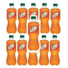 Crush Orange 20 oz Soda Bottles (Pack of 12, Total of 240 FL OZ)