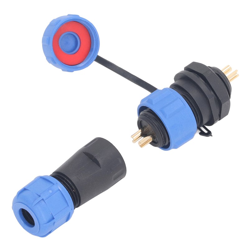 5Pcs Aviation Plug Socket IP68 Waterproof 2 Pin Aviation Connector