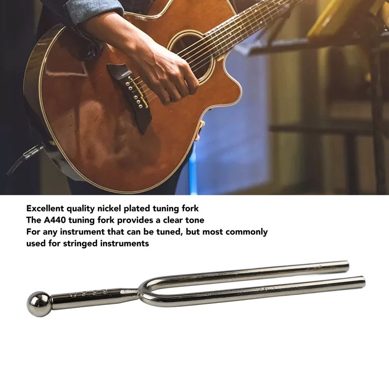 VGEBY A440Hz Tuning Fork Metal Violin Tuning Fork Standard Tuner
