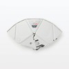 Muji MJ-FH2 44913314 Folding Helmet, White, Width 11.2 x Depth