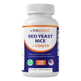 Vitamatic Arroz Levadura Roja 1200 Mg Con Coq10