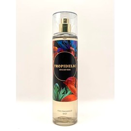 Bath and Body Work Tropidelic Fine Fragrance Mist, Passion Flower and Ylang Ylang Scent, 8 FL OZ