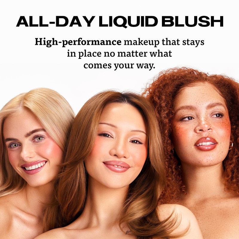 Sacheu Cheek STAY-N Blush Tint. Rich, High Pigment and Buildable,