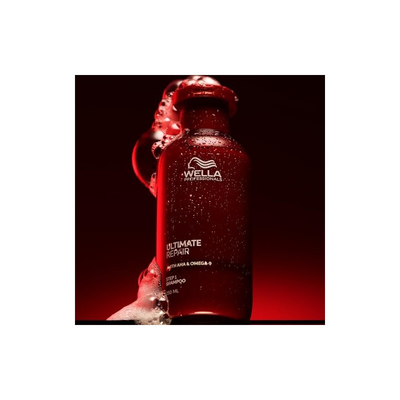 Wella Professionals Ultimate Repair Shampoo Reparador Danado y AHA 1