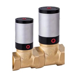 KLRTHFGX Fluid Air Control Valve Q22HD DN15 20 25 32 40 50 Brass Valve Body Air Control Valve Pneumatic Control Valve(Q22HD-25)