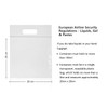 MOCOCITO Clear Liquid Air Travel Storage Bag/Fit for New European