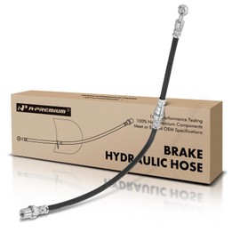 A-Premium Front Driver Side Brake Hydraulic Hose Compatible with Select Subaru Models - Impreza 1993-2001, Legacy 1990-1998 - Replace# 26531AA010