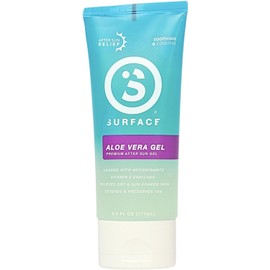 Surface After Sun Aloe Vera Gel with Vitamin E - Moisturising, Cooling Relief, Safe for Everyday Use - 180ml