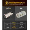 Partsam 14Pcs 4 Inch Rectangle LED Trailer RV Marker Clearance