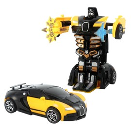 DEETREK Transforming Toy Cars, Collision Moldable Toy Cars for Boys, Crash Assembly, Creative Toy, Robot