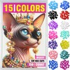 WQGVY 15 Colors / 150 pcs Cat Nail Caps |