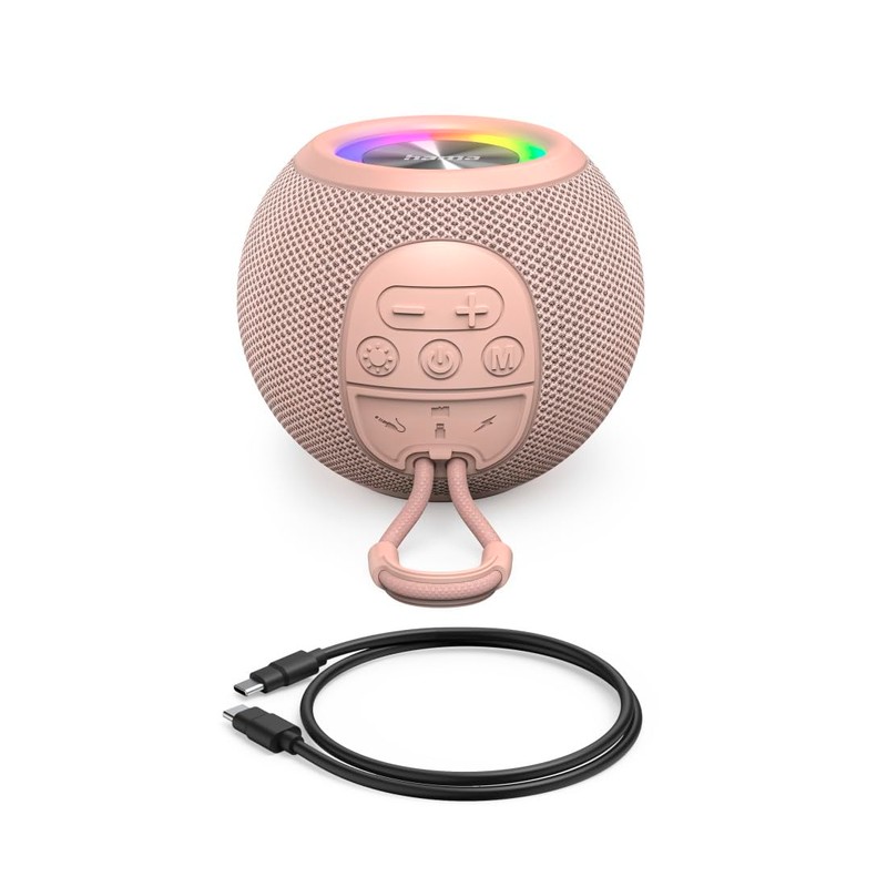Hama Bluetooth® Ball Shape Speaker 5 Light Modes 5W Pink