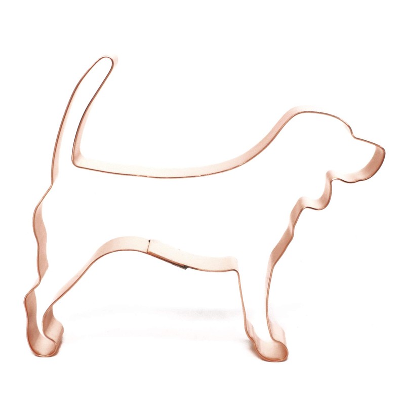 Beagle Dog Breed Copper Cookie Cutter