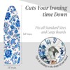 Memeaty Ironing Board Cover and Pad 15x54 Inch Standard Ironing