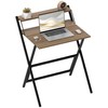 HOMCOM Small Folding Desk, 27.6 Inch Foldable Computer Desk with