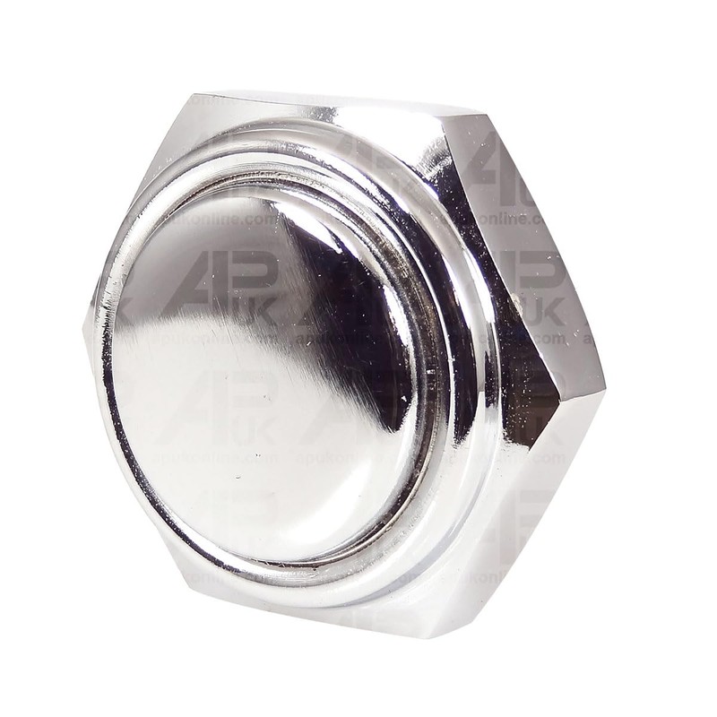 Chrome Steering Wheel Nut Chromed Replacement for Fordson Dexta Super