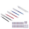 100Pcs Heat Erase Pens Erasable Smoother Writing Various Colors Fabric
