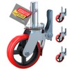 USCaster 6inch Scaffolding Wheels Set of 4 -Heavy Duty Locking