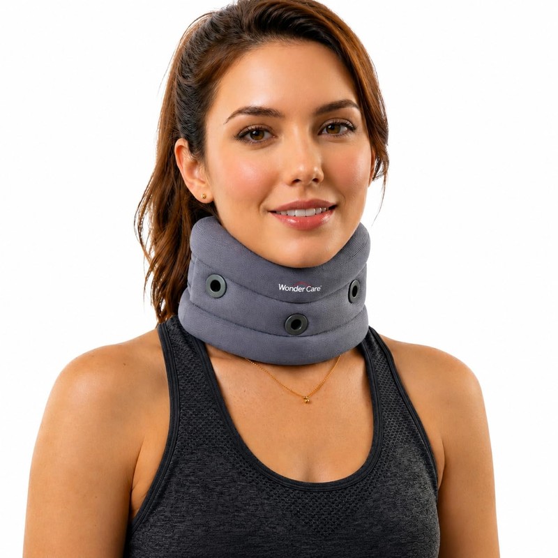 Wonder Care Collar cervical suave Collar ajustable Soporte para el