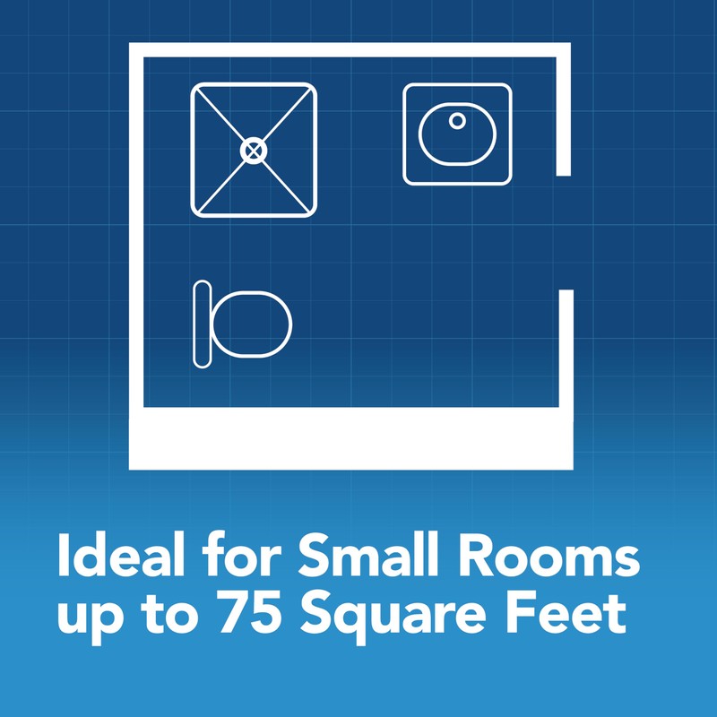 Broan-NuTone® Roomside Series Bluetooth Speaker Bathroom Exhaust Fan with LED