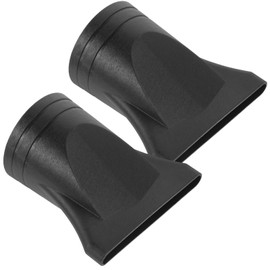 EXCEART Hair Dryer Nozzle 2Pcs Reusable Black Blow Dry Hair Dryer Diffusers Hair Blower Nozzles Replacements Hairdressing Salon Styling Accessory