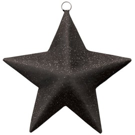 Beistle Light-Up Black & Silver Sparkle Star