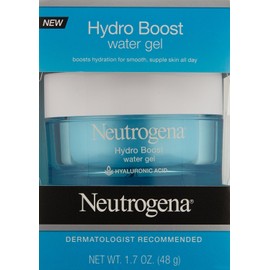 Neutrogena Hydro Boost Hyaluronic Acid Hydrating Water Face Gel Moisturizer for Dry Skin, 2 Pack (1.7 fl. Oz)