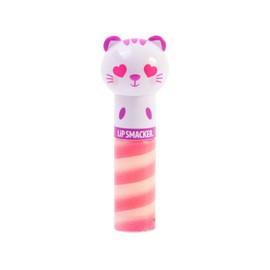 Lip Smacker Lip Smacker Lippy Pals Kitty Kitten, Flavored Moisturizing & Smoothing Soft Shine Lip Balm, Hydrating & Protecting Fun Tasty Glossy Finish, Cruelty-Free & Vegan - Sweet Kiwi Kitten