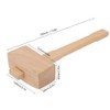 Kadimendium Carpenter Wood Hammer Wood Carving Mallet Beechwood Woodworking Mallet