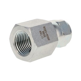 HYDRAULICS DIRECT | 6506-04-06 | 1/4" NPTF Female x 3/8" JIC (9/16"-18 thread) Female Swivel