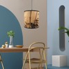 Bamboo Woven E27 Lamp Shade for Pendant Lights - Eco-Friendly