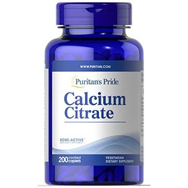 Puritan's Pride Calcium Citrate 200 Mg, 200 Count