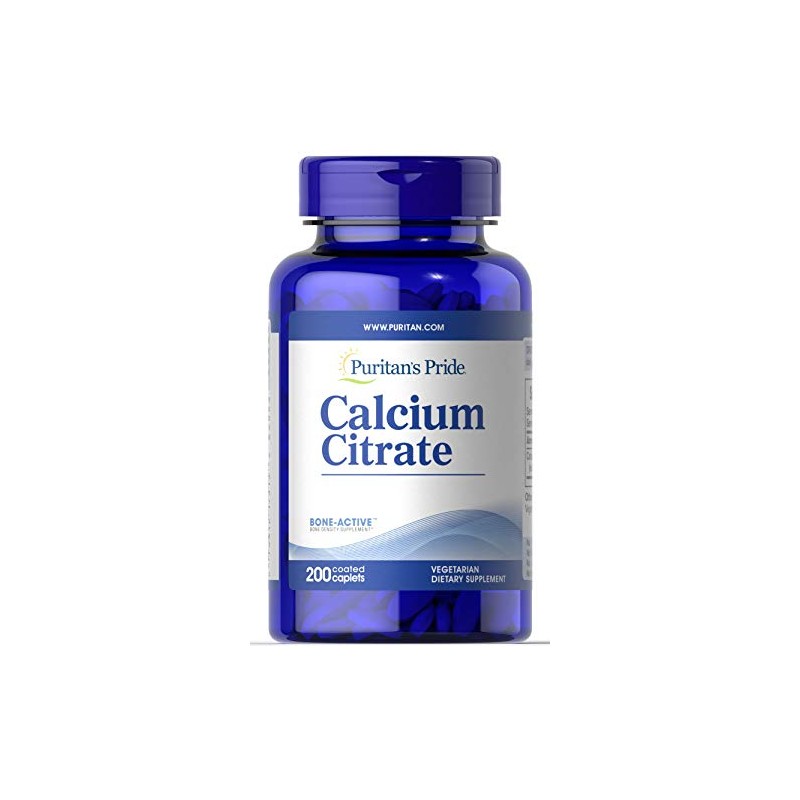 Puritan's Pride Calcium Citrate 200 Mg, 200 Count