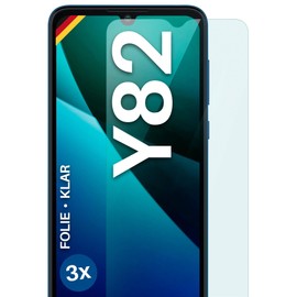 moex FlexProtect Screen Protector Compatible with Wiko Y82 Screen Protector 0.2 mm Thin HD Ultra Clear and Extra Scratch-Resistant - Pack of 3