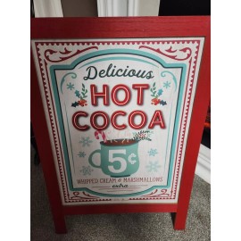 Pioneer Hot Cocoa Sign Buffett Pioneer Woman NOSTALGIA Shop Boutique Restaurant Coffee