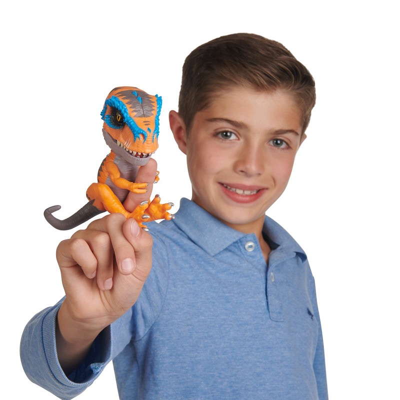 Untamed T-Rex by Fingerlings – Scratch (Orange) - Interactive Collectible