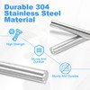 PATIKIL 30 Pcs 304 Stainless Steel Dowel Pins 3x35 mm