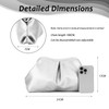 EVEOUT Dumpling Clutch for Women Leather Party Clutch Cloud Bag