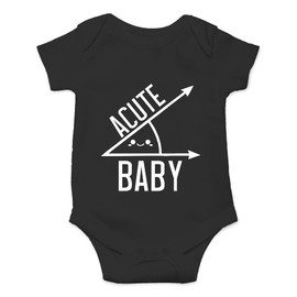 CBTwear - Body de bebé agudo lindo para recién nacido, adorable unisex para niño y niña, cómodo humor, Negro -, 12 meses