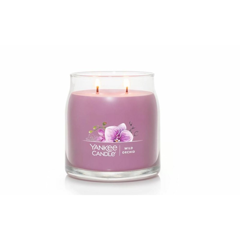 Yankee Candle - 13oz Medium Jar Signature Collection Wild Orchid